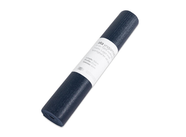 Yogamatte ata ECO 183 x 61 x 0,4 cm | Blå | PVC fri 