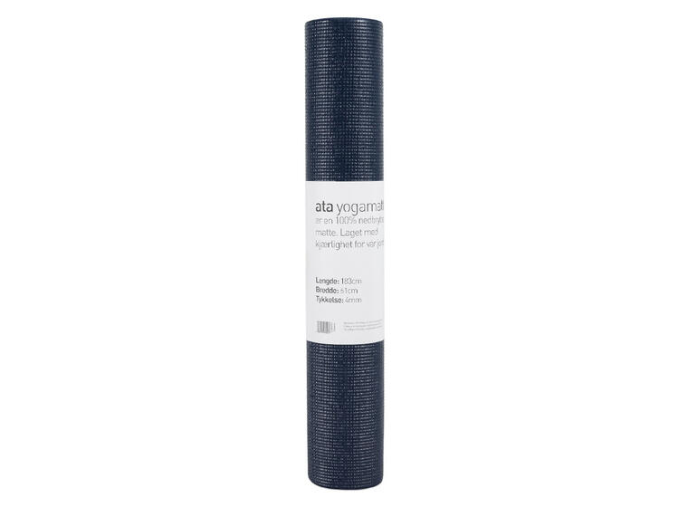 Yogamatte ata ECO 183 x 61 x 0,4 cm | Blå | PVC fri 