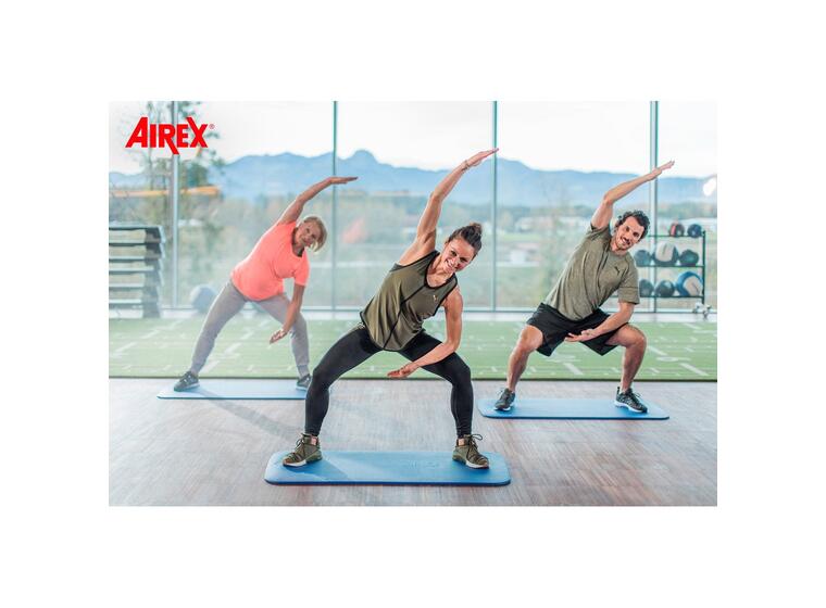 Airex Coronella matte 120x60x1,5 cm Treningsmatte med hull | Blå 