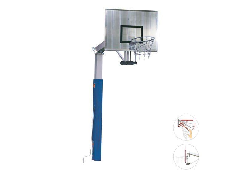 Basketballstativ Fair Play 2.0 120x90 cm | Justerbar | Dunkering 