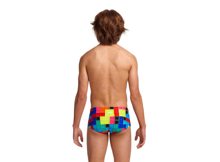 Blocked Badebukse jr 140cm Funky Trunks | Sidewinder Trunks