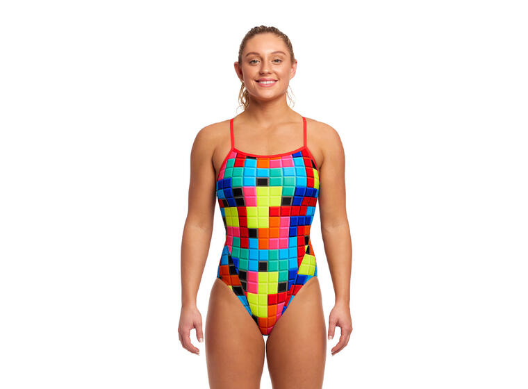 Blocked Badedrakt EU34 Funkita | Single Strap One Piece 