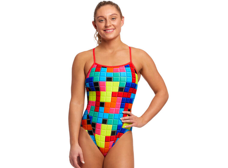Blocked Badedrakt EU34 Funkita | Single Strap One Piece 