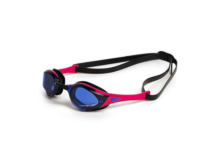 Cobra Edge Swipe Svømmebrille Arena | Blå linse/Rosa | Racing brille 