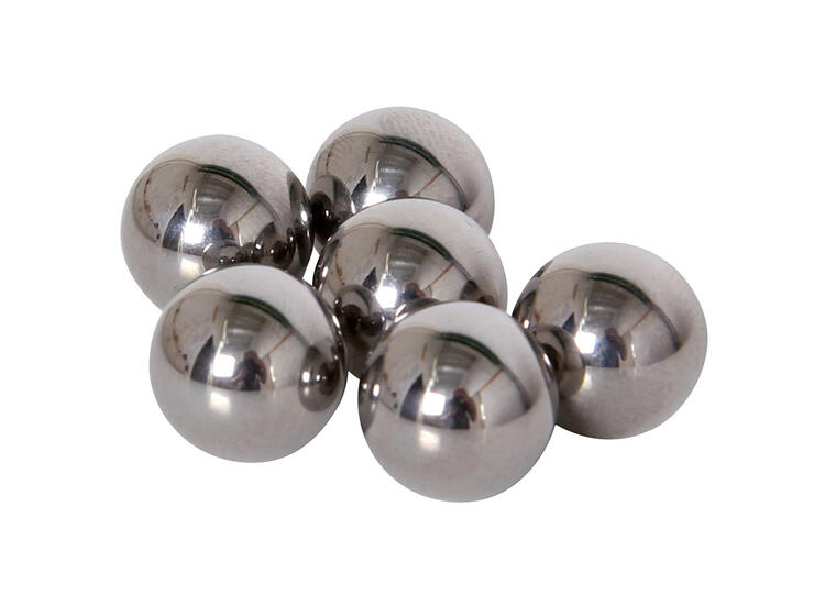 Foosball ball Flip-Kick | 12,5 mm 6 stk baller til fotballspill | Metall 