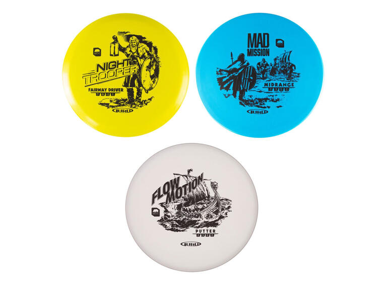 Golfdisc Starter Sett Basic Komplett sett til frisbeegolf 