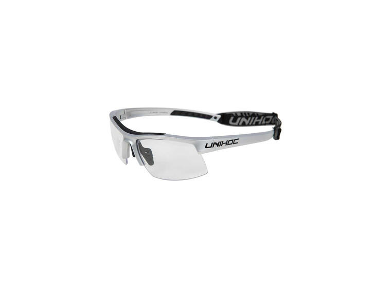 Innebandybriller Unihoc Energy Junior Beskyttelsesbriller | Sølv/ Svart 