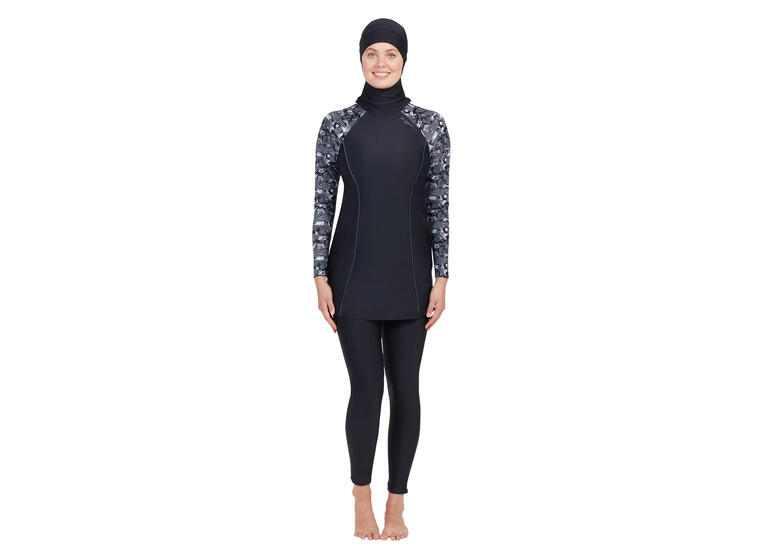 Metro Modesty Burkini EU34 Zoggs | Svart/Flerfarget | Elastomax 