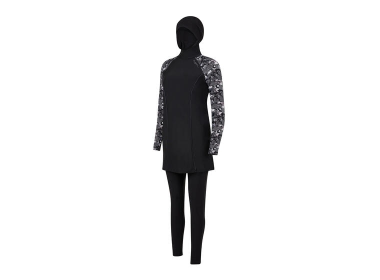 Metro Modesty Burkini EU34 Zoggs | Svart/Flerfarget | Elastomax 