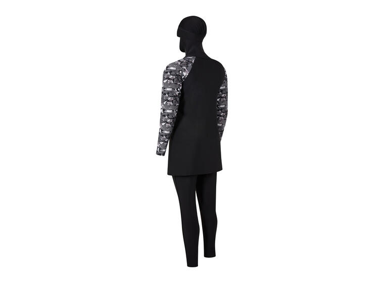 Metro Modesty Burkini EU34 Zoggs | Svart/Flerfarget | Elastomax 