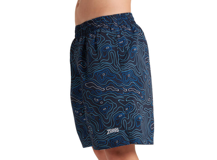 Seacrest Printed 15 Badeshorts jr 128cm Zoggs | Blå/Flerfarget | Ecodura 