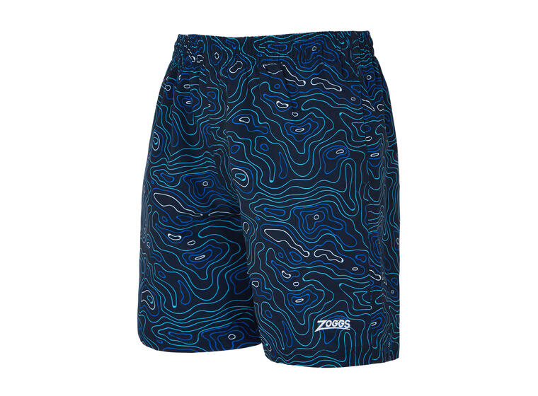 Seacrest Printed 15 Badeshorts jr 128cm Zoggs | Blå/Flerfarget | Ecodura 
