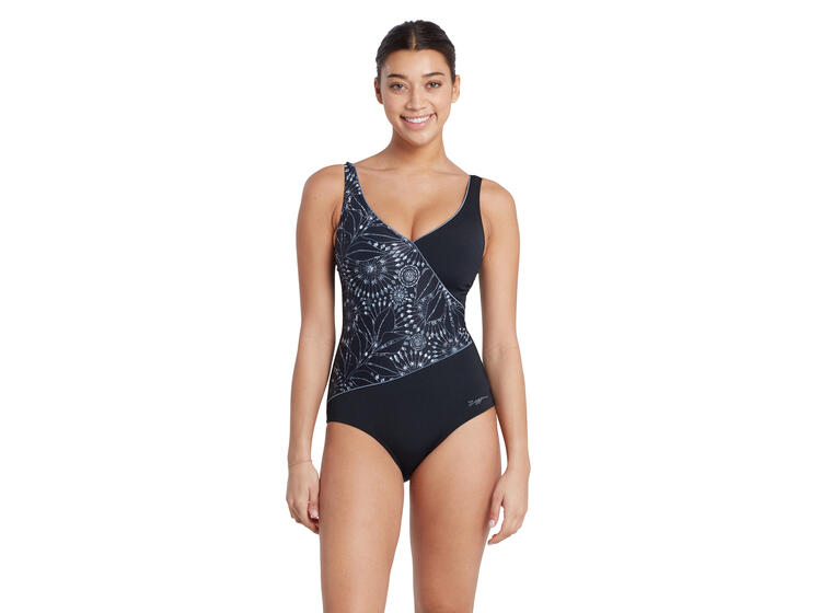 Stellar Wrap Front Badedrakt EU36 Zoggs | Flerfarget | Ecolast+ 