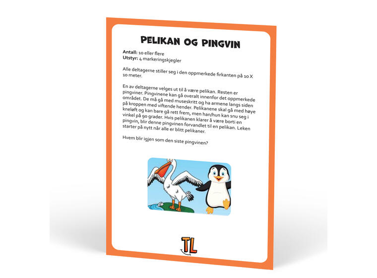 TL Leke- og Aktivitetskort Vol. 1 53 kort | Beskrivelser og illustrasjoner 