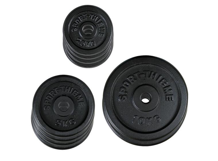 Vektpakke Støpejern 50 kg | 30mm 4x2,5kg | 4x5kg | 2x10 kg 