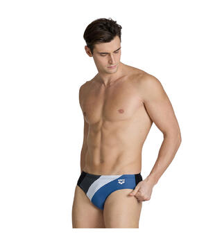 Waves Profile Briefs Badebukse Arena | Svart/Gr&#229; | MaxFit ECO