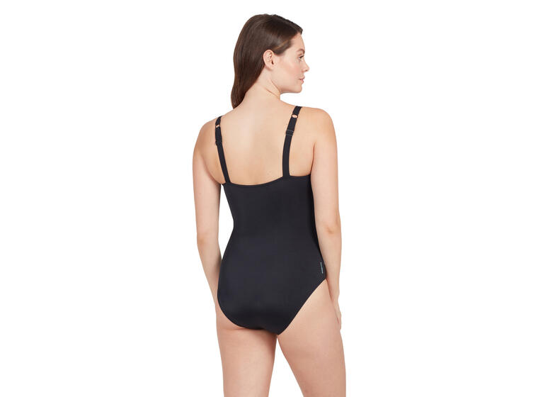 Wrap Panel Classicback Badedrakt EU34 Zoggs | Svart/Flerfarget | Ecolast 