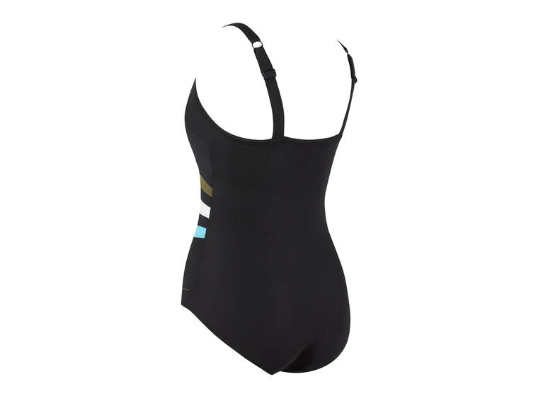 Wrap Panel Classicback Badedrakt EU34 Zoggs | Svart/Flerfarget | Ecolast 