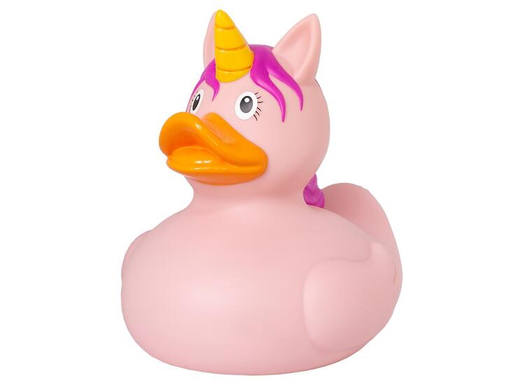 Badeand Stor | 23 cm | rosa Ekstra stor badeand - Enhjørning 