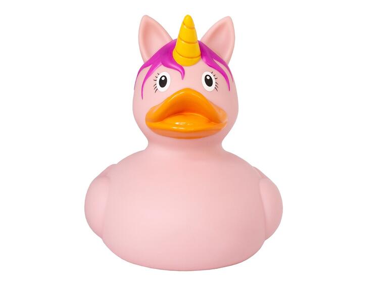 Badeand Stor | 23 cm | rosa Ekstra stor badeand - Enhjørning 
