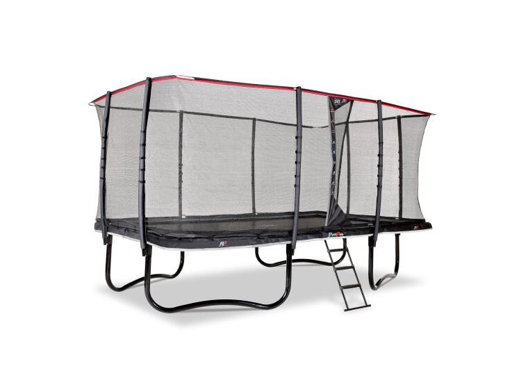 EXIT PeakPro rektangulær trampoline 305 x 518 cm | Med sikkerhetsnett 