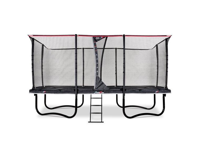 EXIT PeakPro rektangulær trampoline 305 x 518 cm | Med sikkerhetsnett 