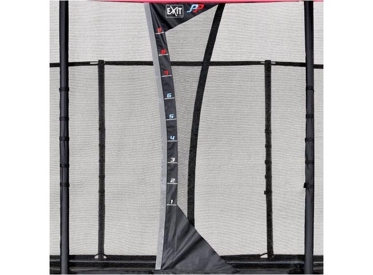 EXIT PeakPro rektangulær trampoline 305 x 518 cm | Med sikkerhetsnett 