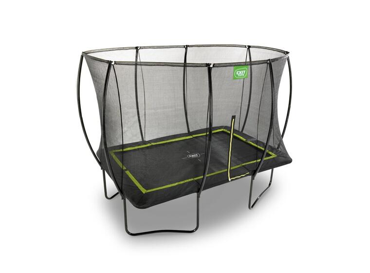 EXIT Silhouette trampoline 214 x 305 cm | Svart | Sikkerhetsnett 