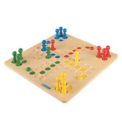 Ludo brettspill i tre 50 x 50 cm