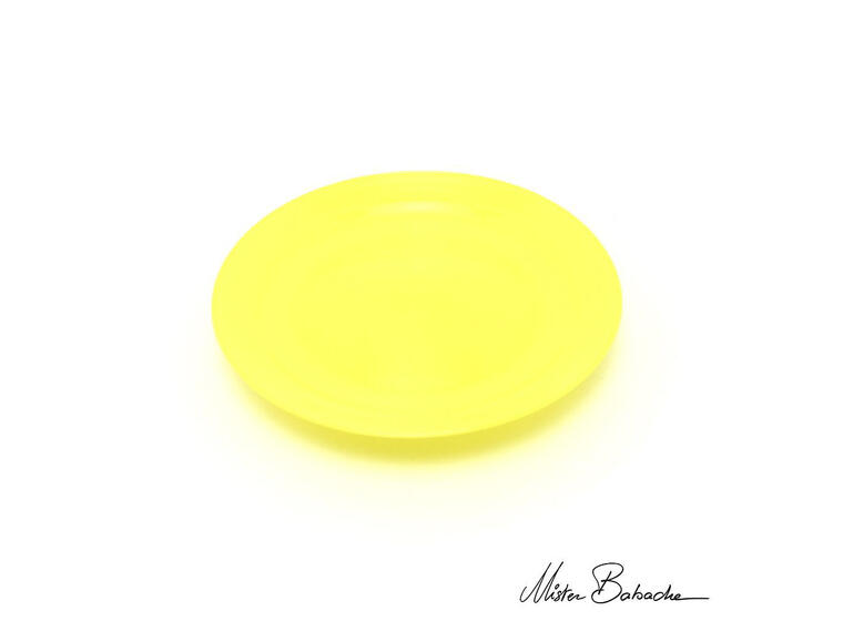 MB Sjongleringstallerken | 24 cm | Gul Uten pinne | Sjonglering 