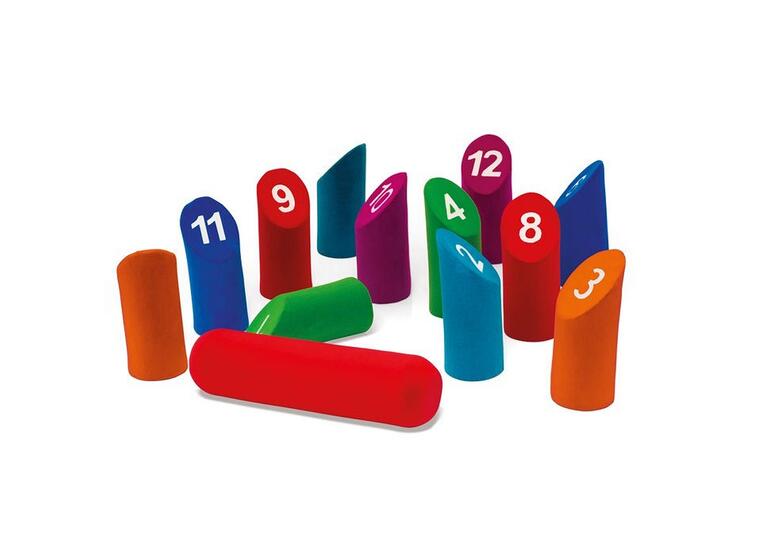 Nummerkubb Av naturgummi 