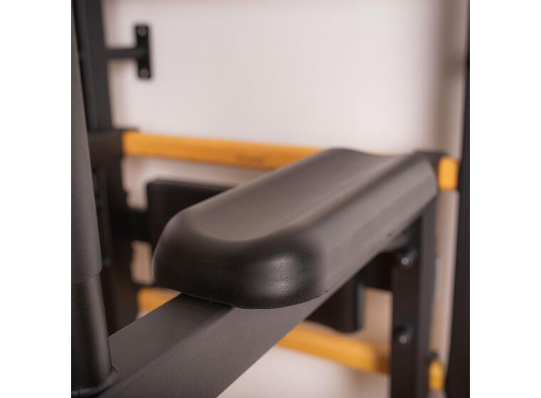 Ribbevegg BenchK 732B Svart Avtakbar pull-up| Høydejusterbar dip bar 