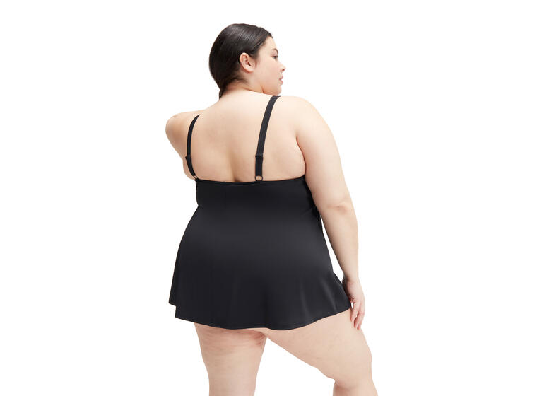 Swim Dress Badedrakt (+) 44 Speedo | Svart | ECO EnduraFlex 