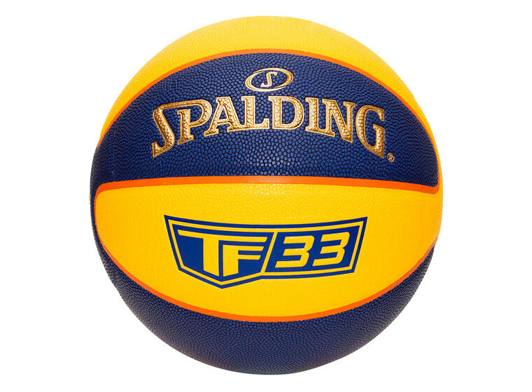 Basketball Spalding TF 33 Gold Outdoor 6 Utendørs kamp- og treningsball 