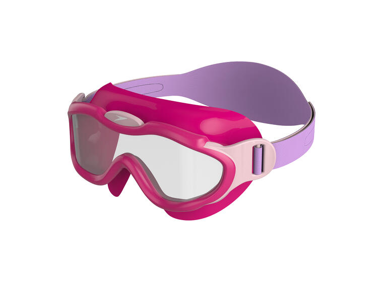 Biofuse Mask Svømmebrille barn Speedo 2-6 år | Klar linse | Rosa 