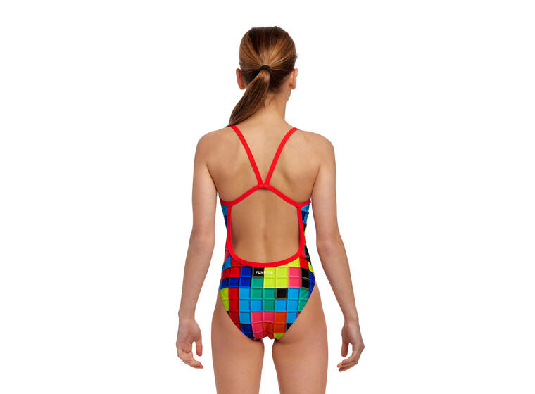 Blocked Badedrakt jr 128cm Funkita | Single Strap One Piece 
