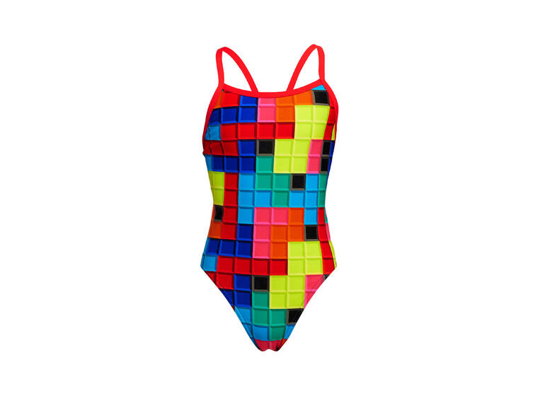 Blocked Badedrakt jr 128cm Funkita | Single Strap One Piece 