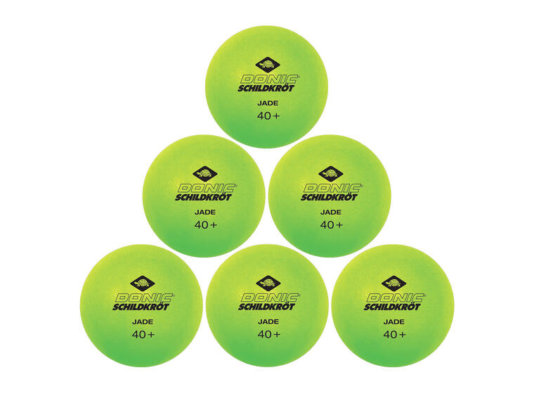 Bordtennisballer Schildkröt Glow 6 stk | Selvlysende 