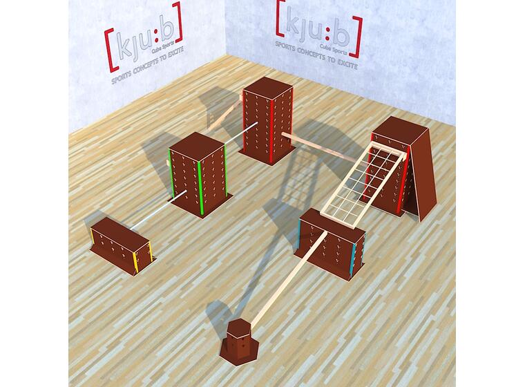 Cube Sports Sett 3 | Parkour Stor pakke til skole og idrett 