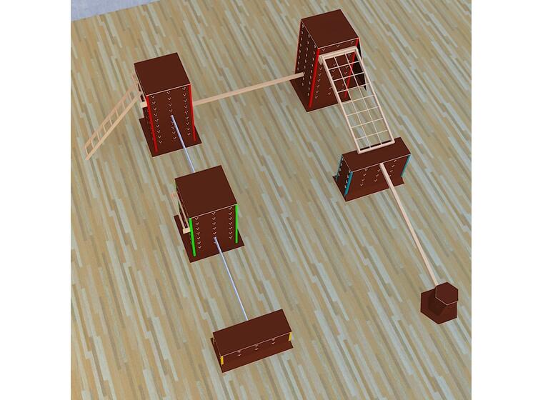 Cube Sports Sett 3 | Parkour Stor pakke til skole og idrett 