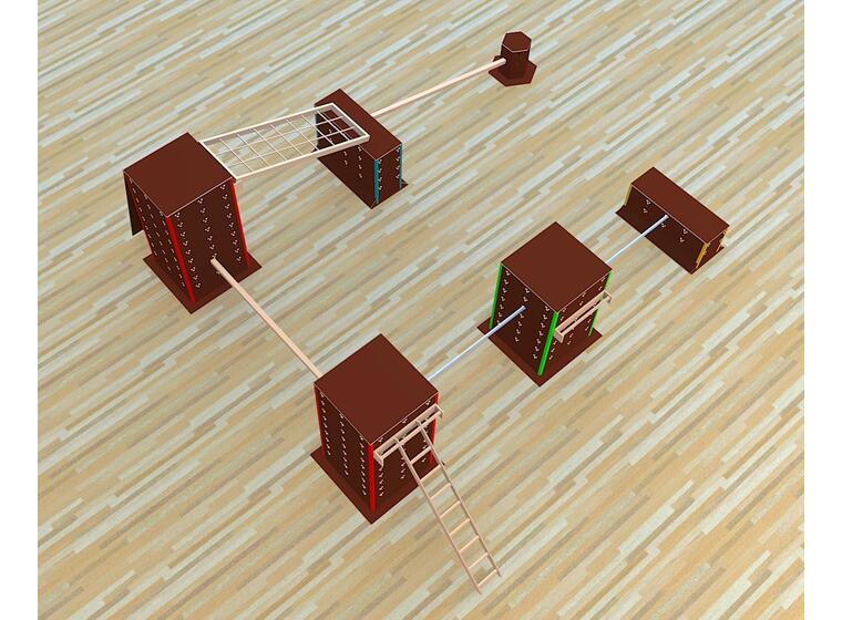Cube Sports Sett 3 | Parkour Stor pakke til skole og idrett 