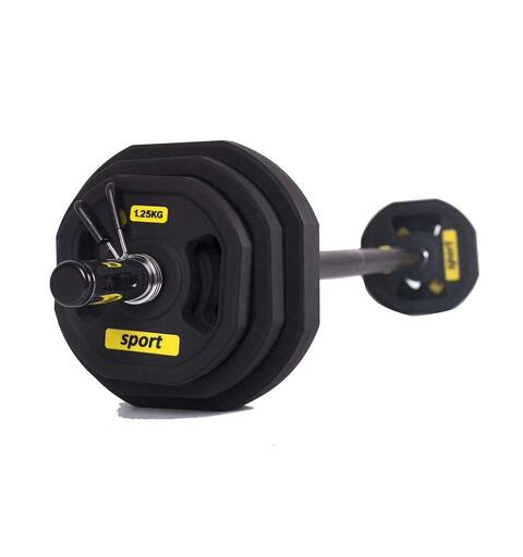 Gymleco Bodypumpsett Vektsett 20 kg Vektstang 140 cm | Vektskiver | Fj&#230;rl&#229;s