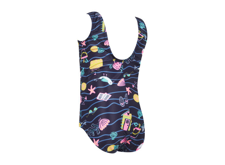 Holly Day Scoopback Badedrakt 116cm Zoggs | Blå/Flerfarget | Ecolast 