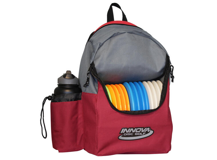 Innova Discover Backpack Discgolf Rød/Grå | Innova frisbeegolf sekk 