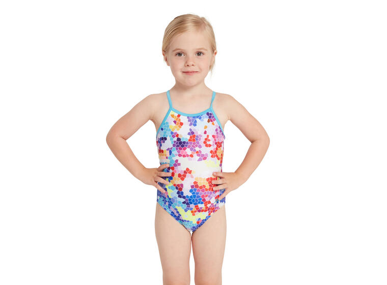 Jigsaw Yaroomba Floral Badedrakt 80cm Zoggs | Blå/Flerfarget | Ecolast 