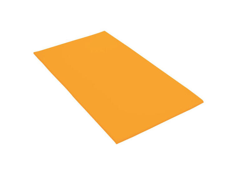Lekematte 200 x 100 x 2 cm | Lys oransje Matte med borrelås og antiskliunderlag 