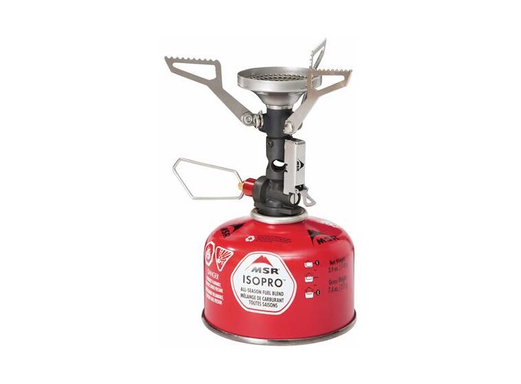 MSR Brenner Pocket Rocket DLX Toppmontert gassbrenner med Piezo tenner 