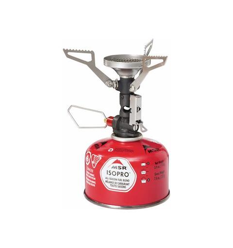 MSR Brenner Pocket Rocket DLX Toppmontert gassbrenner med Piezo tenner