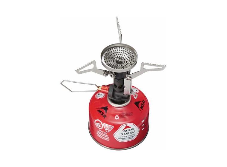 MSR Brenner Pocket Rocket DLX Toppmontert gassbrenner med Piezo tenner 