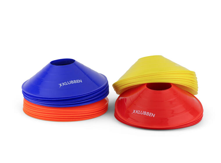 Markeringstallerkener 40 stk D: 19 cm | H: 6 cm | 4 farger 